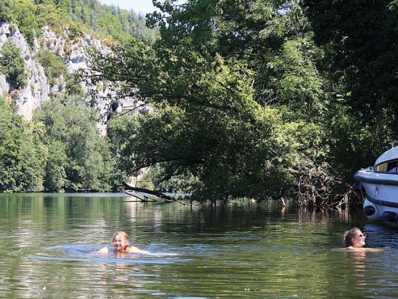 Hausboot-Ferien auf der Lot in Frankreich!